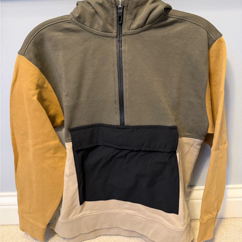 Zara Boys Multi-Color Zip-Up Sweater